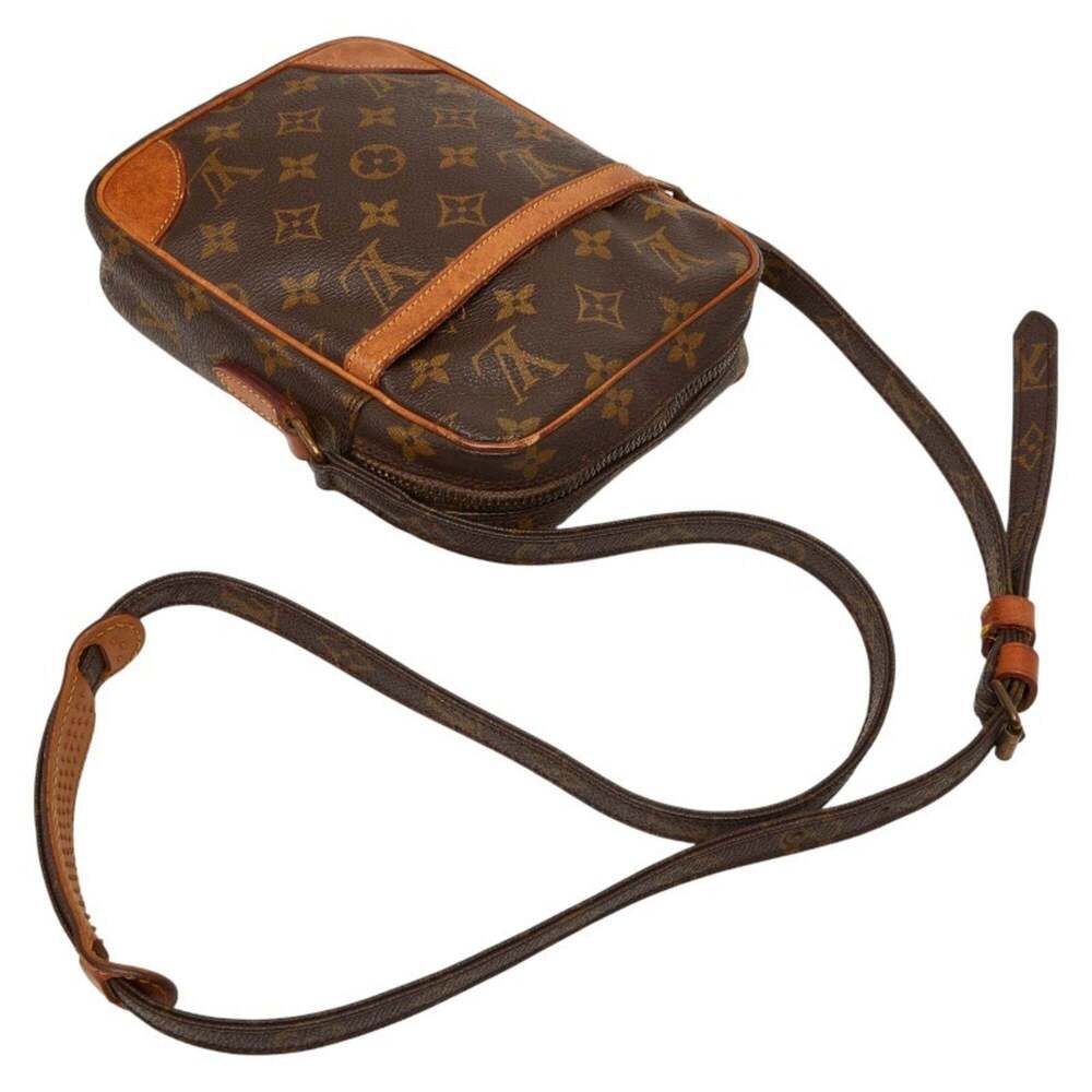 LOUIS VUITTON Authentic Brown Monogram Leather Shoulder Bag - Picture 9 of 11